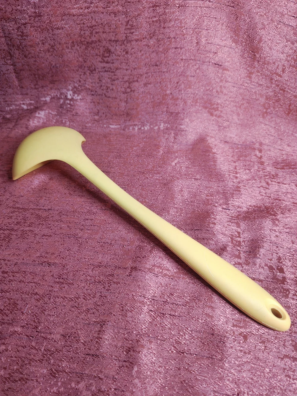 Yellow Silicone Ladle for Home Parties